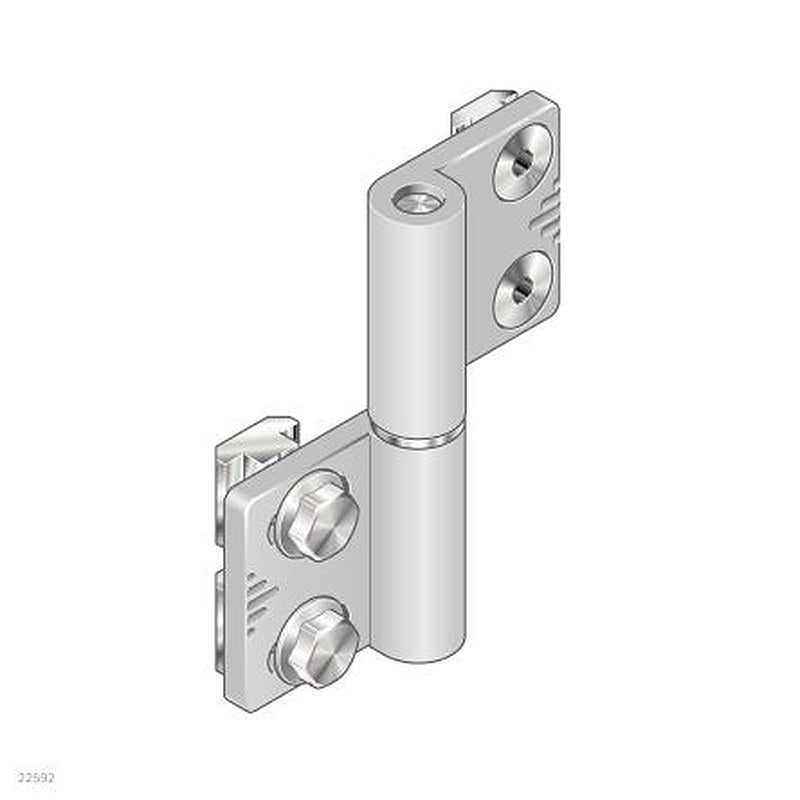 Bosch Rexroth Die Cast Aluminium Flag, Bolt-On Fixing, 85 mm x 102mm x 10 mm