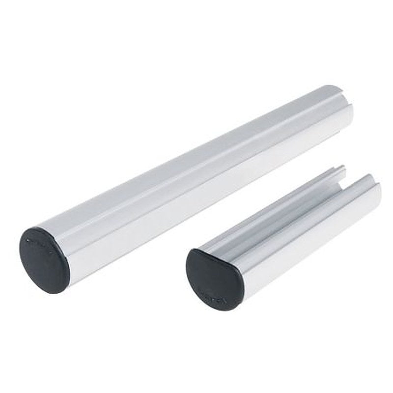 Bosch Rexroth Black Polyvinyl Chloride Round Tube 10 mm Groove, 2000 mm Length, Dia. 28 mm, Series Eco Shape