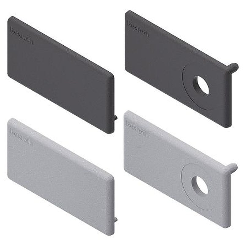 Bosch Rexroth Grey Polypropylene 40 x 80 mm Strut Profile, 10 mm Groove