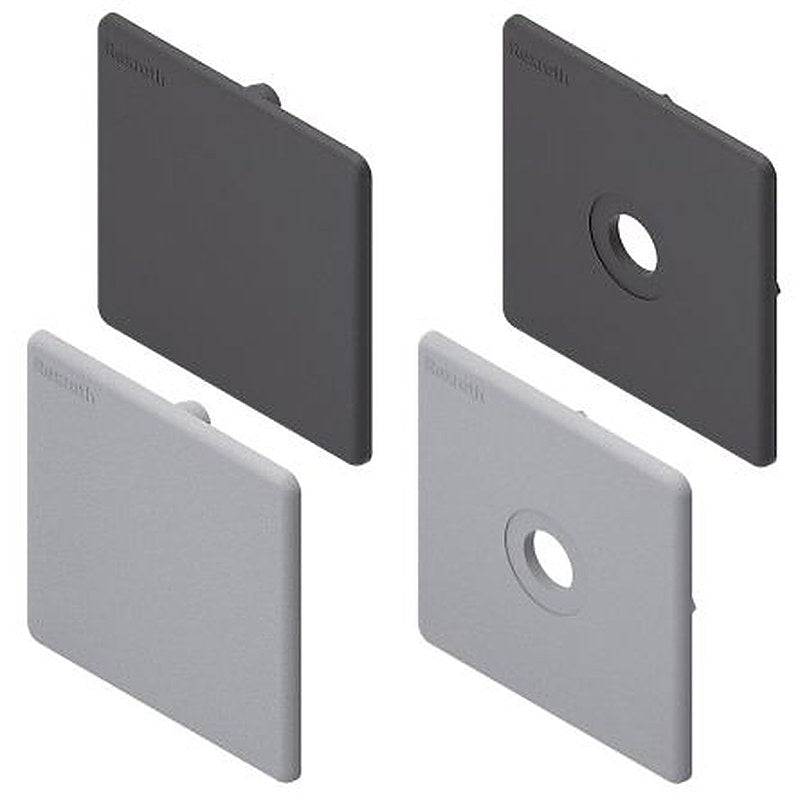 Bosch Rexroth Grey Polypropylene 90 x 90 mm Strut Profile, 10 mm Groove