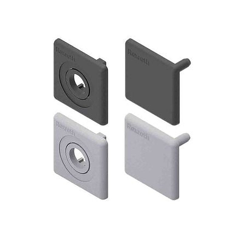 Bosch Rexroth Black Polypropylene Cover Cap with Hole 40 x 40 mm Strut Profile