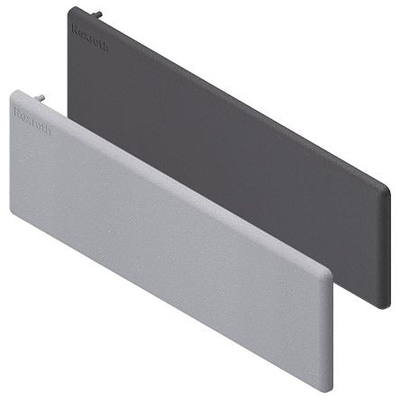 Bosch Rexroth Black Polypropylene Cover Cap 50 x 150 mm Strut Profile, 10 mm Groove