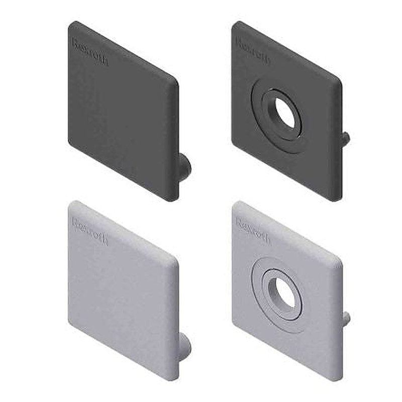 Bosch Rexroth Grey Polypropylene Cover Cap with Hole 50 x 50 mm Strut Profile