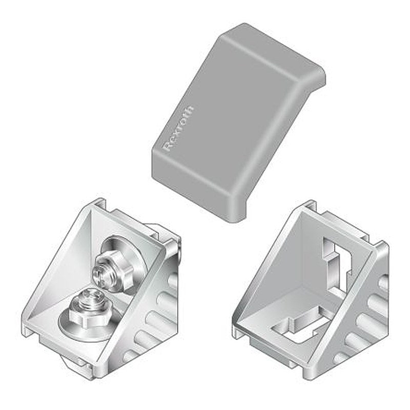 Bosch Rexroth Grey Polypropylene 40 x 40 mm Strut Profile