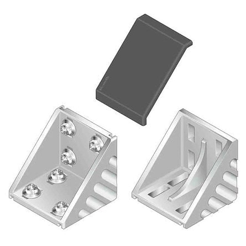 Bosch Rexroth M5 Angular Cover Cap, Connecting Component, Strut Profile 90 mm, Groove Size 10 mm