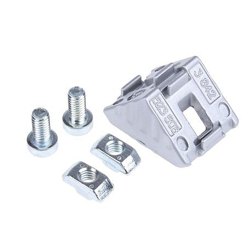 Bosch Rexroth M4 x 8 Angle Bracket, Connecting Component, Strut Profile 20 mm, Groove Size 6.8 mm