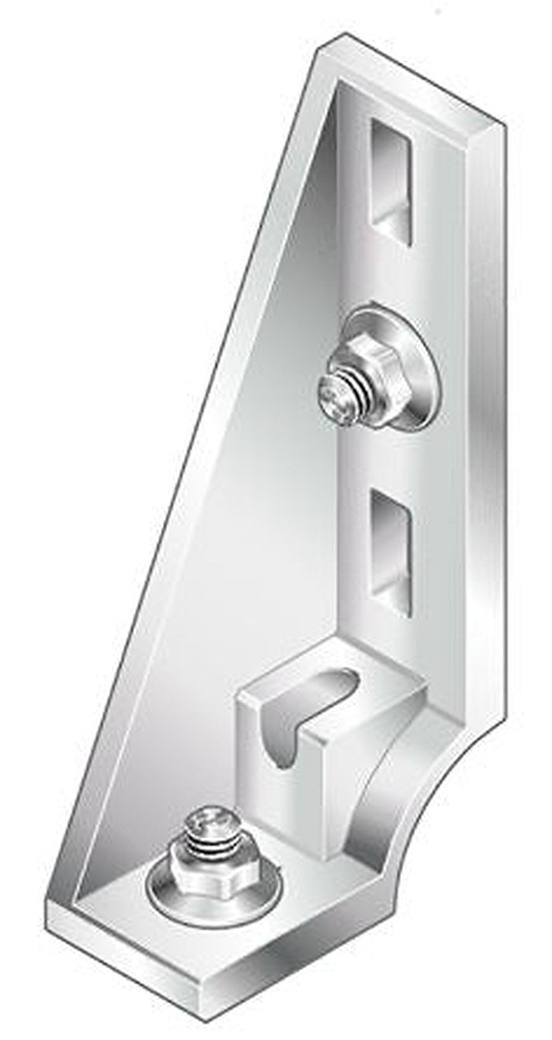 Bosch Rexroth M8 Foundation Bracket, Connecting Component, Strut Profile 30 mm, Groove Size 8 mm