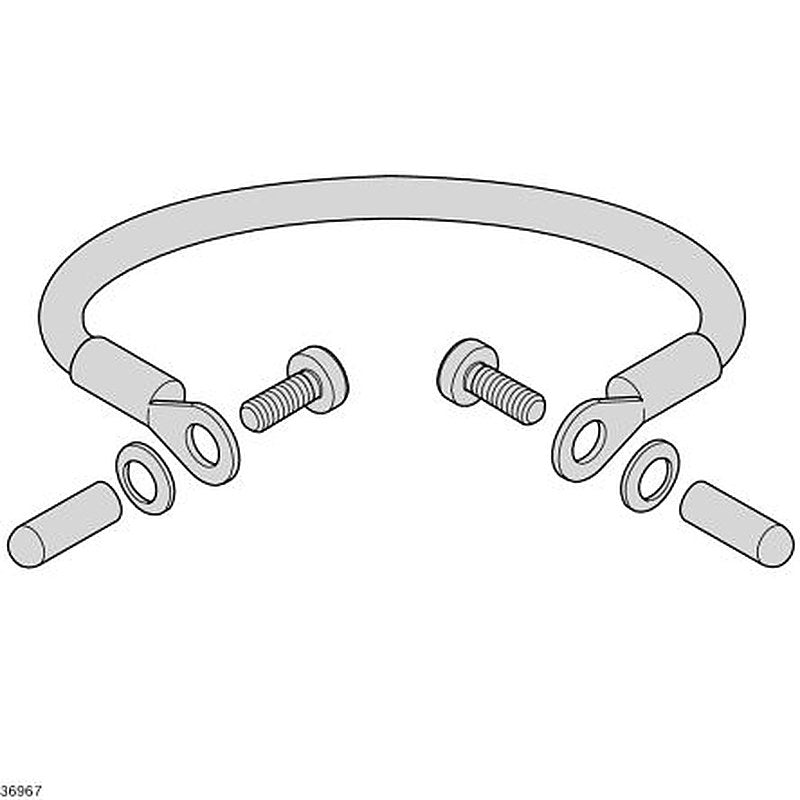 Bosch Rexroth Cable Clip, Steel, 210 mm L