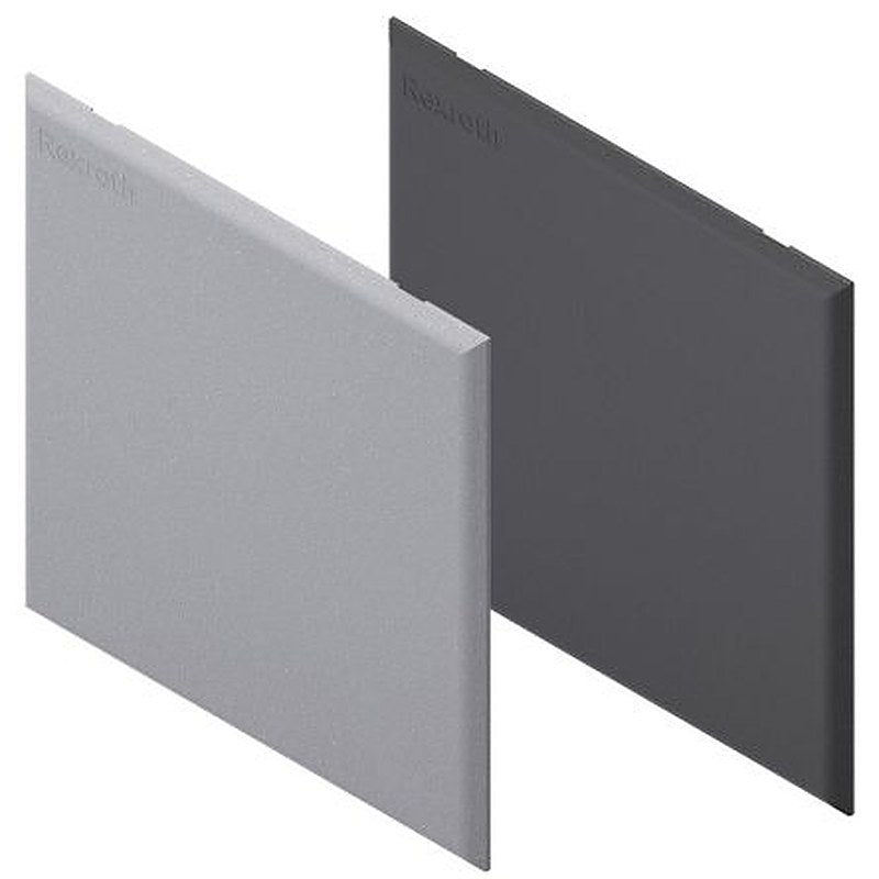 Bosch Rexroth Grey Polypropylene Cover Cap 120 x 120 mm Strut Profile, 10 mm Groove