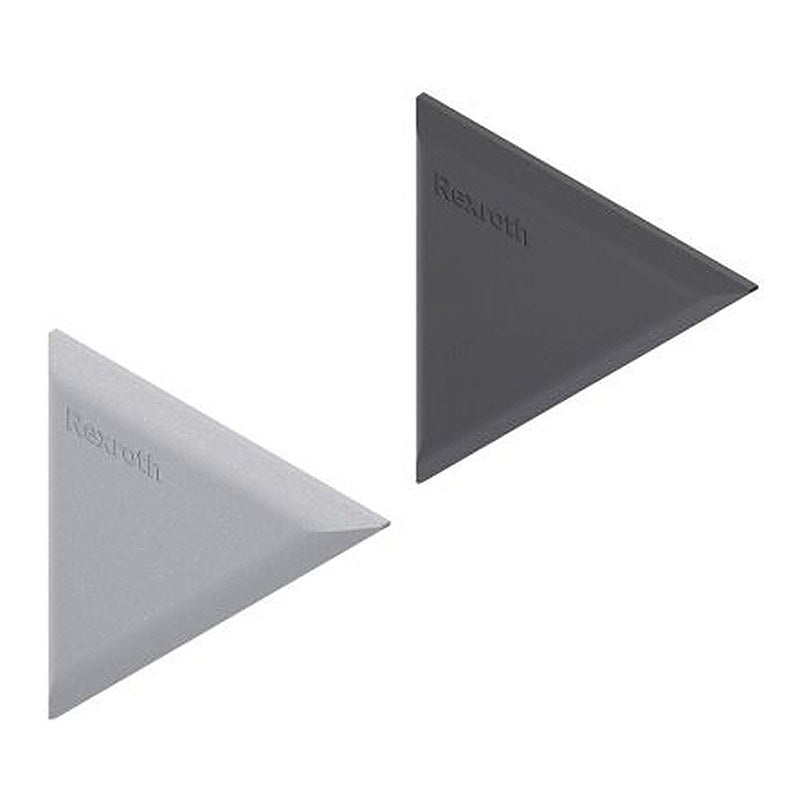 Bosch Rexroth Grey Polypropylene Cover Cap 80 mm Strut Profile, 10 mm Groove