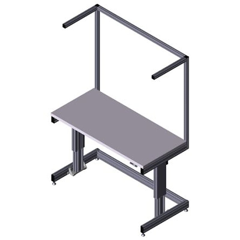 Bosch Rexroth 3842567625 Aluminium Workbench Adjustable Height, 1140 mm x 700mm x 1500 mm