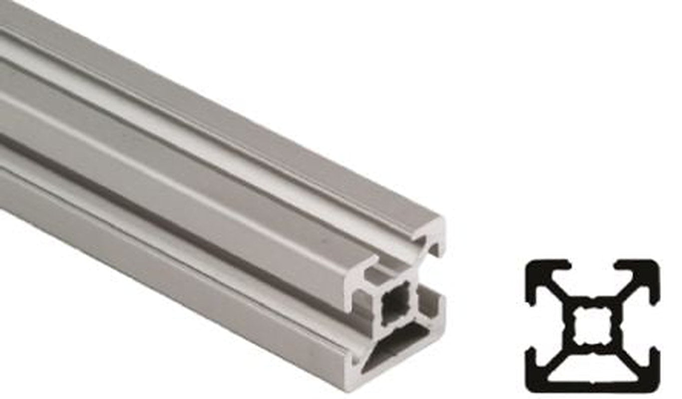 Bosch Rexroth Silver Aluminium Strut Profile 30 x 30 mm 8 mm Groove, 2000 mm Length, Series MGE 13.2