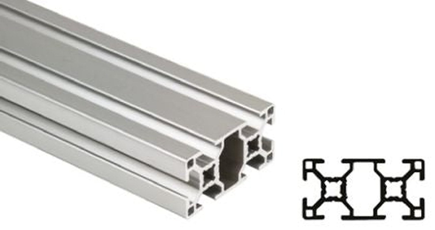 Bosch Rexroth Silver Aluminium Strut Profile 30 x 60 mm 8 mm Groove, 1000 mm Length, Series MGE 13.2