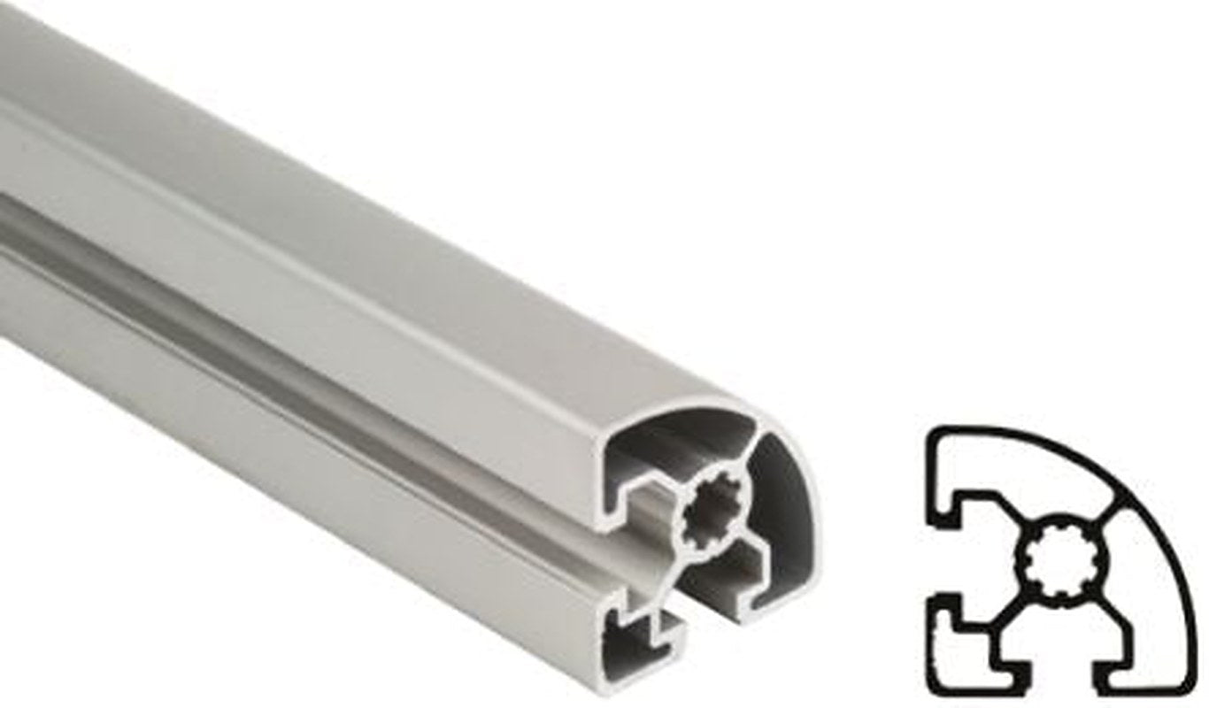 Bosch Rexroth Silver Aluminium Strut Profile 45 x 45 mm 10 mm Groove, 2000 mm Length, Series MGE 13.2