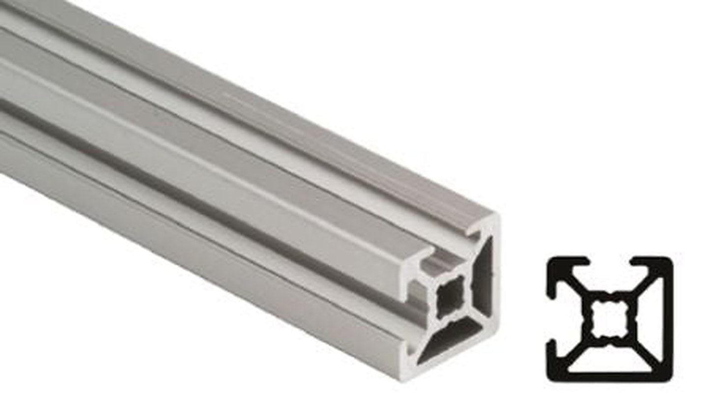 Bosch Rexroth Silver Aluminium Strut Profile 40 x 40 mm 10 mm Groove, 3000 mm Length, Series MGE 13.2