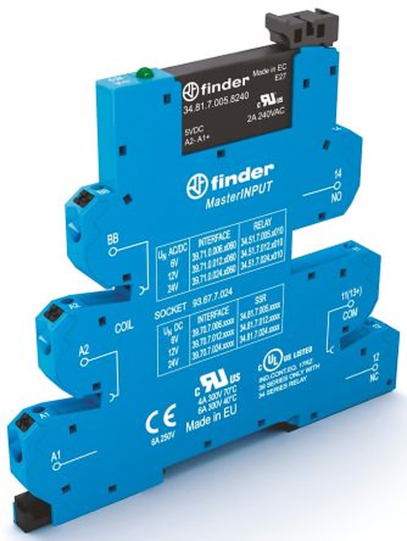 Finder 39 Solid State Interface Relay 400V DIN Rail