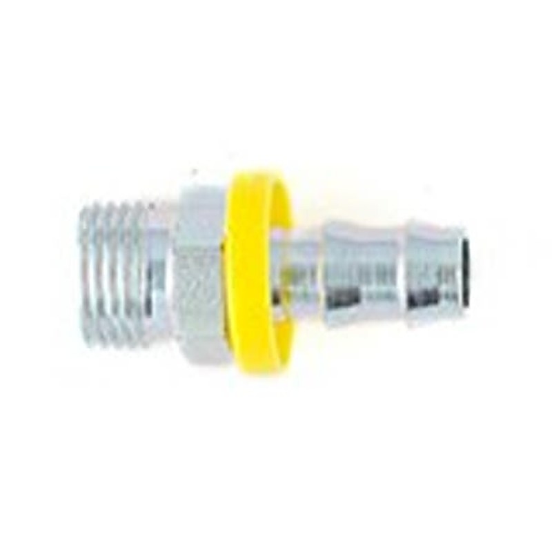 Parker 3D082-8-4 Hydraulic Fitting Male Metric, 24 °, Steel, 0.25 in Hose ID