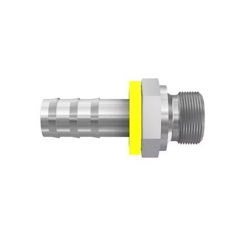 Parker 3D982-8-8B Hydraulic Fitting Male BSP, 24 °, Brass, 0.5 in Hose ID