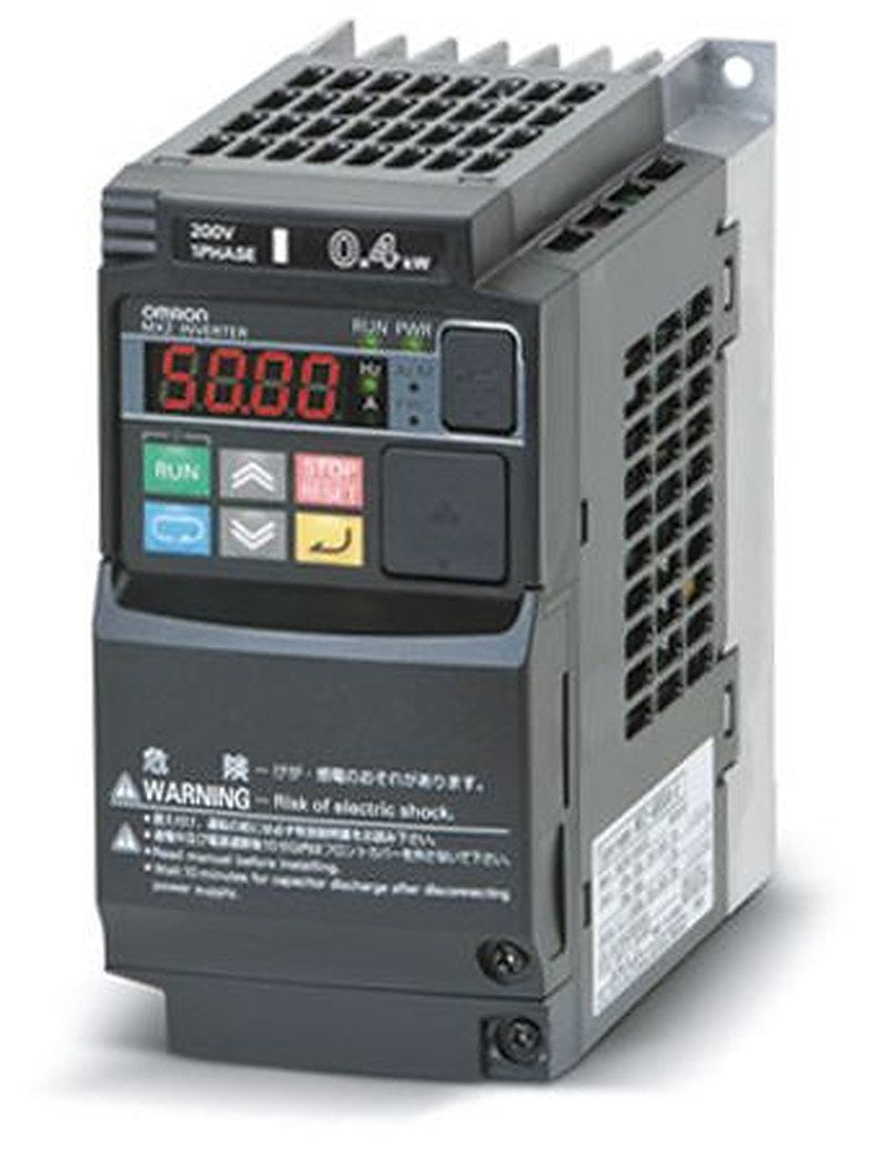 Omron Inverter Drive, 0.4 kW, 3 Phase, 3G3MX2 Series 240V 3.4 A