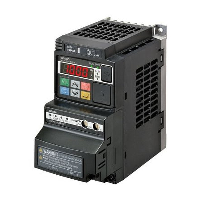 Omron Inverter Drive, 0.2 kW, 1 Phase, 3G3MX2 Series 240V 17.5 A