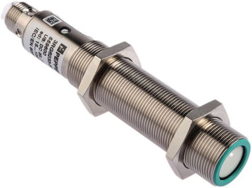 Pepperl + Fuchs 3RG6233-3AB00-PF Threaded Barrel Ultrasonic Proximity Sensor Compact Range M18, M18 1000 mm 150mA PNP