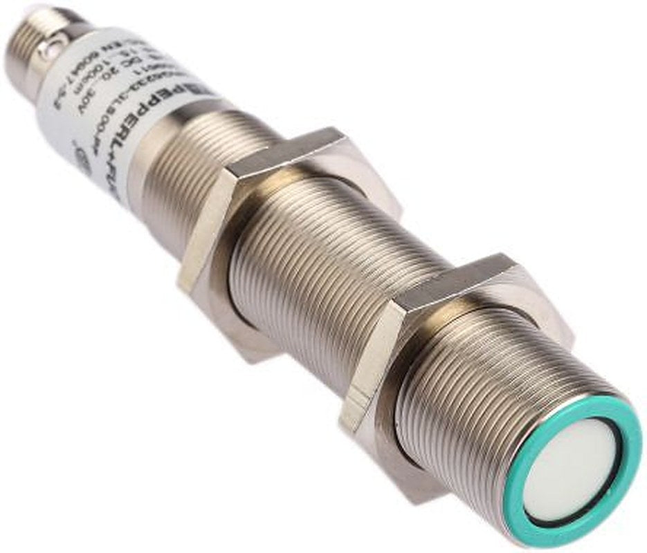 Pepperl + Fuchs 3RG6233-3LS00 Threaded Barrel Ultrasonic Proximity Sensor, M18 1 m 150mA 4 to 20 mA 30V 30 V dc