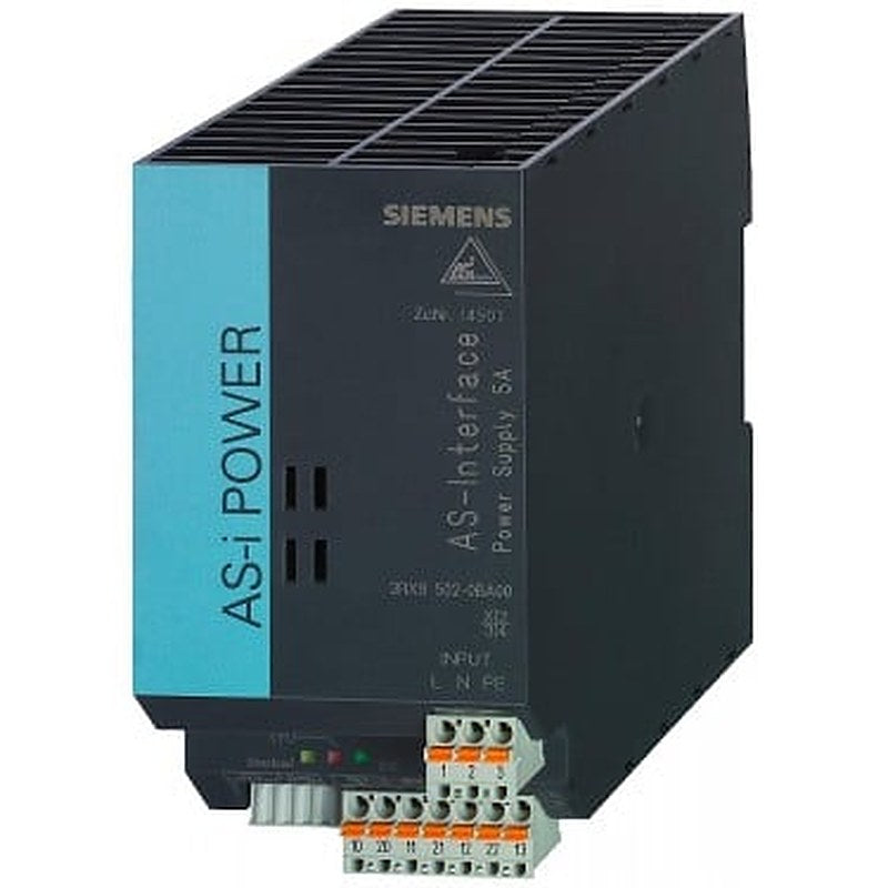 AS-i Power 5A 120 V/230 V AC AS-Interface power supply unit, IP20 IN: 120 V / 230 V AC OUT: AS-i, 5 A (30 V DC), IP20 with integrated ground fault detection, with integrated overload detection with AS-i data decoupling