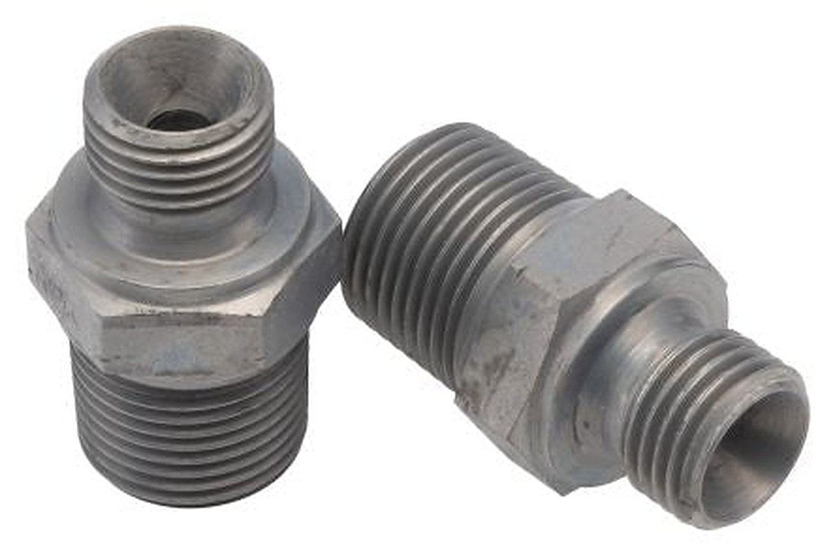 Parker 4-6F3MK4S Hydraulic Straight Threaded Adapter Male R, 60 °, Steel, 0.25 in Hose ID