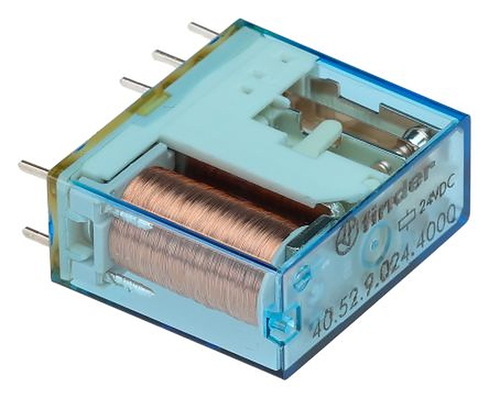 Finder PCB Relay, 24V dc Coil, 8A Switching Current, 2 CO