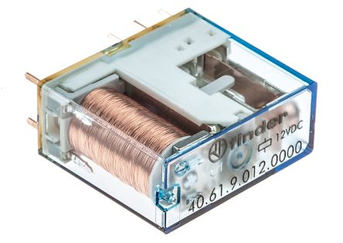 Finder 40 Series Series Power Relay, PCB Mount