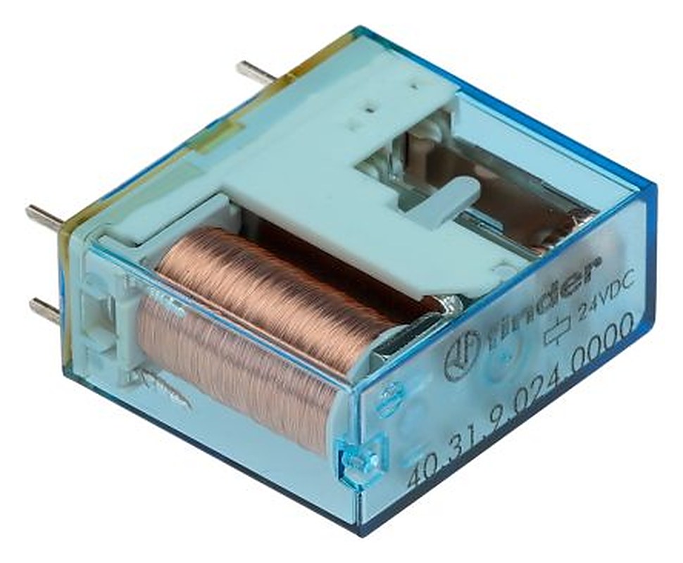 Finder PCB Power Relay, 24V dc Coil, 12A Switching Current, SPDT