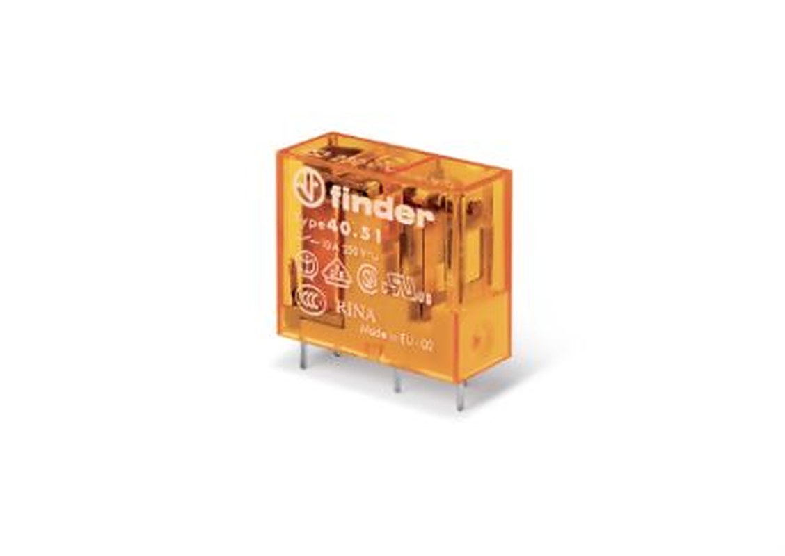 Finder PCB Power Relay, 24V dc Coil, 12A Switching Current, SPDT