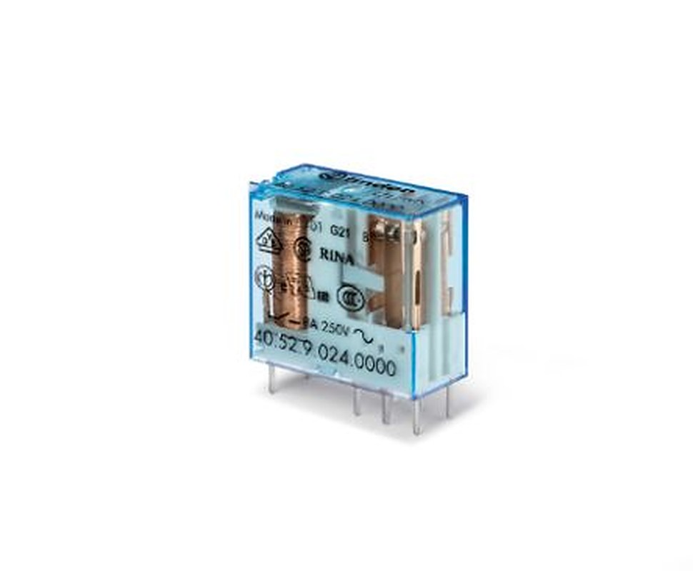 Finder PCB Power Relay, 24V ac/dc Coil, 8A Switching Current