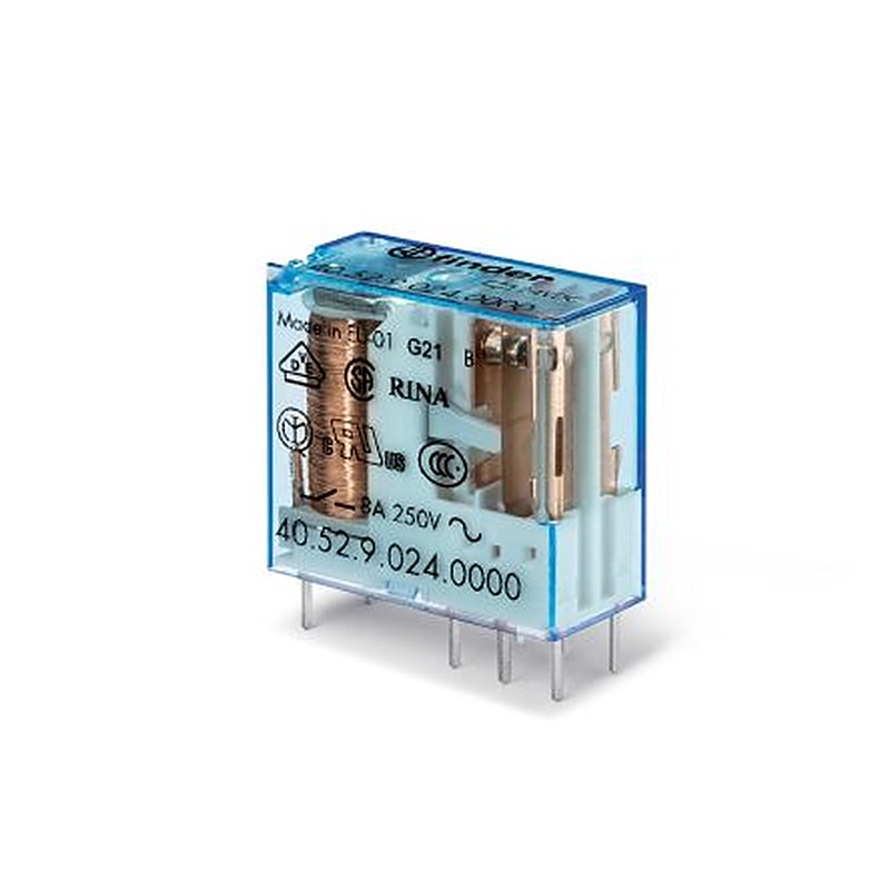 Finder PCB Power Relay Module, 125V dc Coil, 8A Switching Current, 2 CO