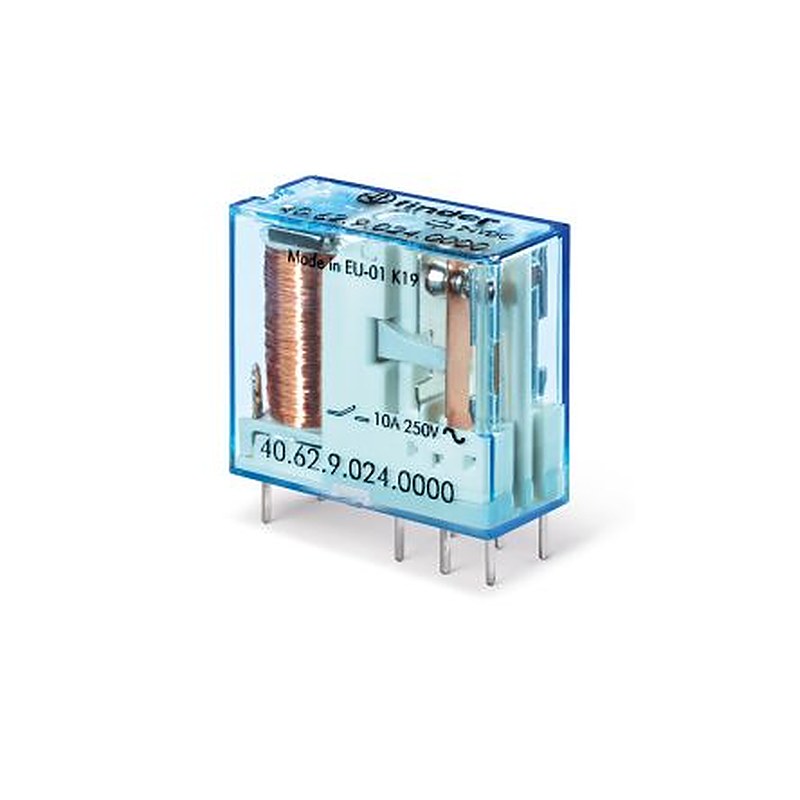 Finder PCB Relay, 24V dc Coil, 10A Switching Current, 2 CO