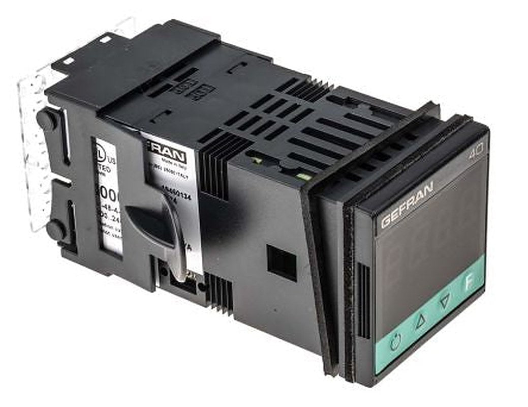 Gefran 40T48 Front, Panel Temperature Indicator, 2 Output Relay 240V ac Temperature Control