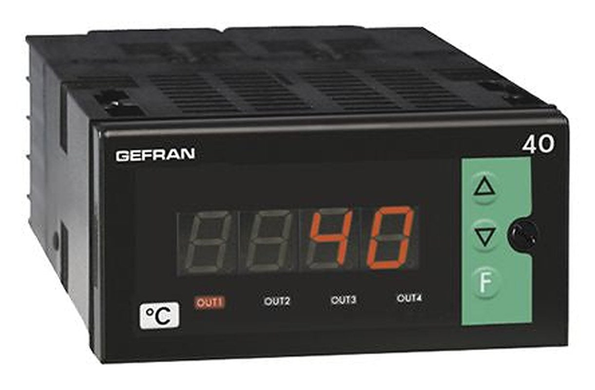 Gefran 40T 96 Panel On-Off Temperature Controller 1 Input, 4 Output 240V Temperature Control