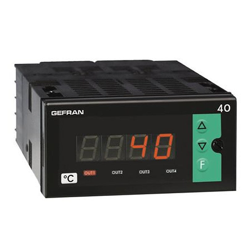 Gefran 40T96 LED Digital Panel Multifunction Meter for Temperature,  44.5 mm  x 92 mm