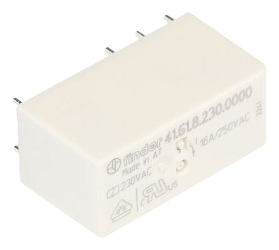 Finder PCB Power Relay, 230V ac Coil, 16A Switching Current, SPDT
