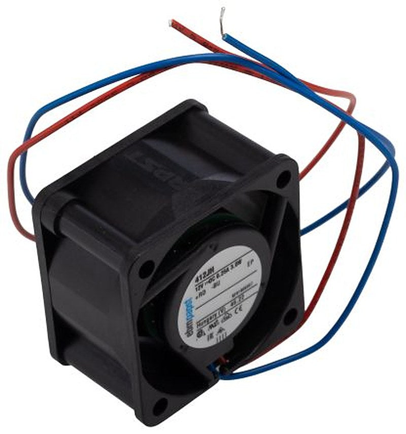 ebm-papst 400 Series Axial Fan, 12V dc, 22 m³/h, 3 W, 250 mA Max 40 mm 40mm 25.4 mm