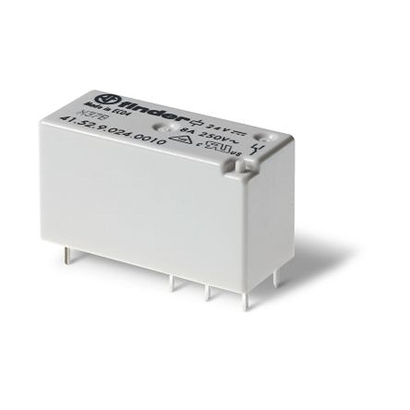 Finder PCB Relay, 12V dc Coil, 8A Switching Current, 2 CO