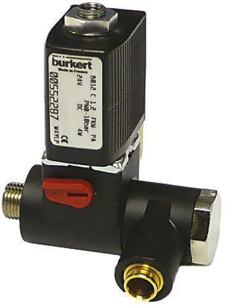 Burkert Solenoid Valve 425290, 3 Port, NC, 230V ac 1/8 in G