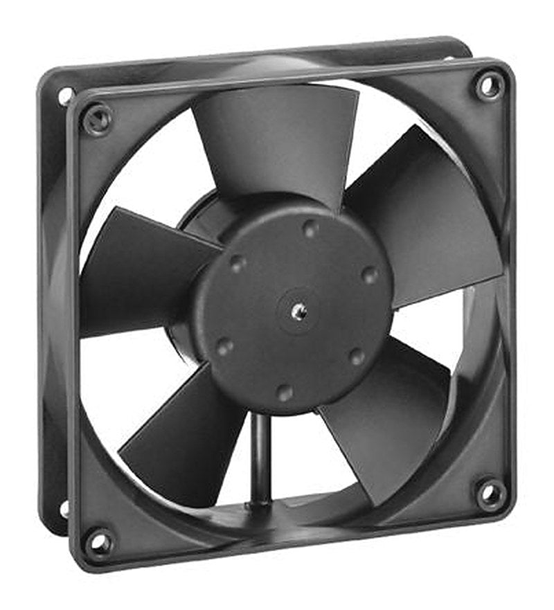 ebm-papst 4300 Series Axial Fan, 12V dc, 95 m³/h, 1.2 W, 100 mA Max, IP68 119 mm 119mm 32 mm