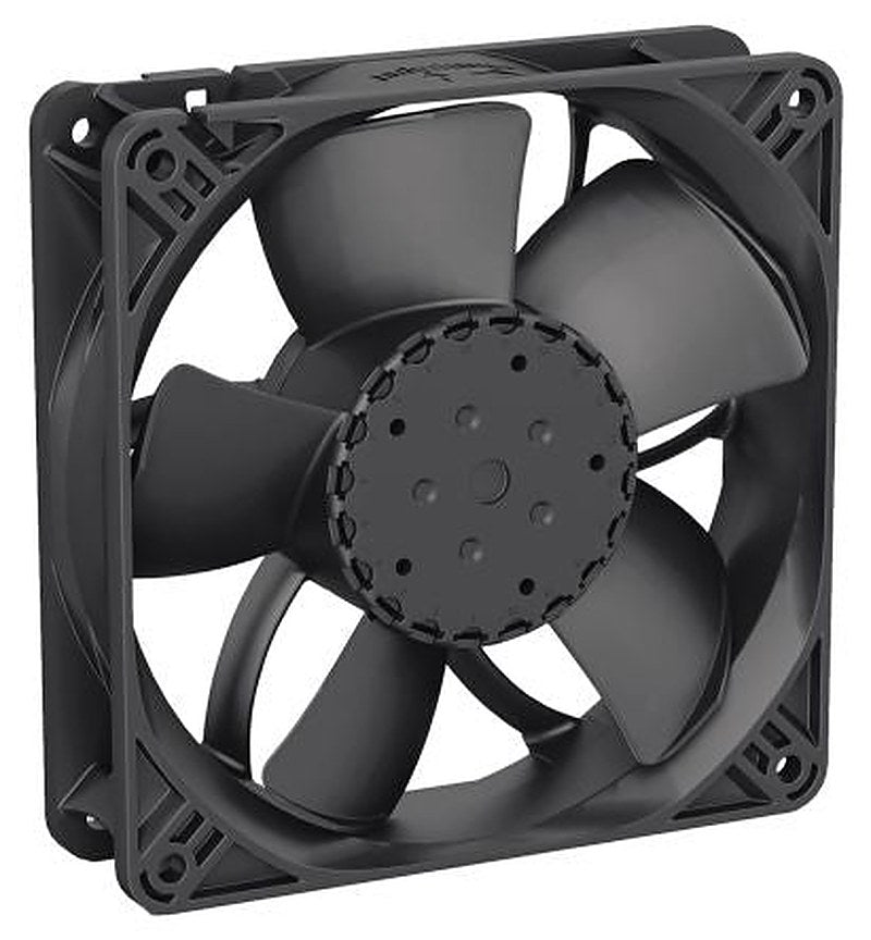 ebm-papst 4300 N - S-Panther Series Axial Fan, 24V dc, 285 m³/h, 6 W, 0.12 A Max, IP68 119 mm 32mm 32 mm