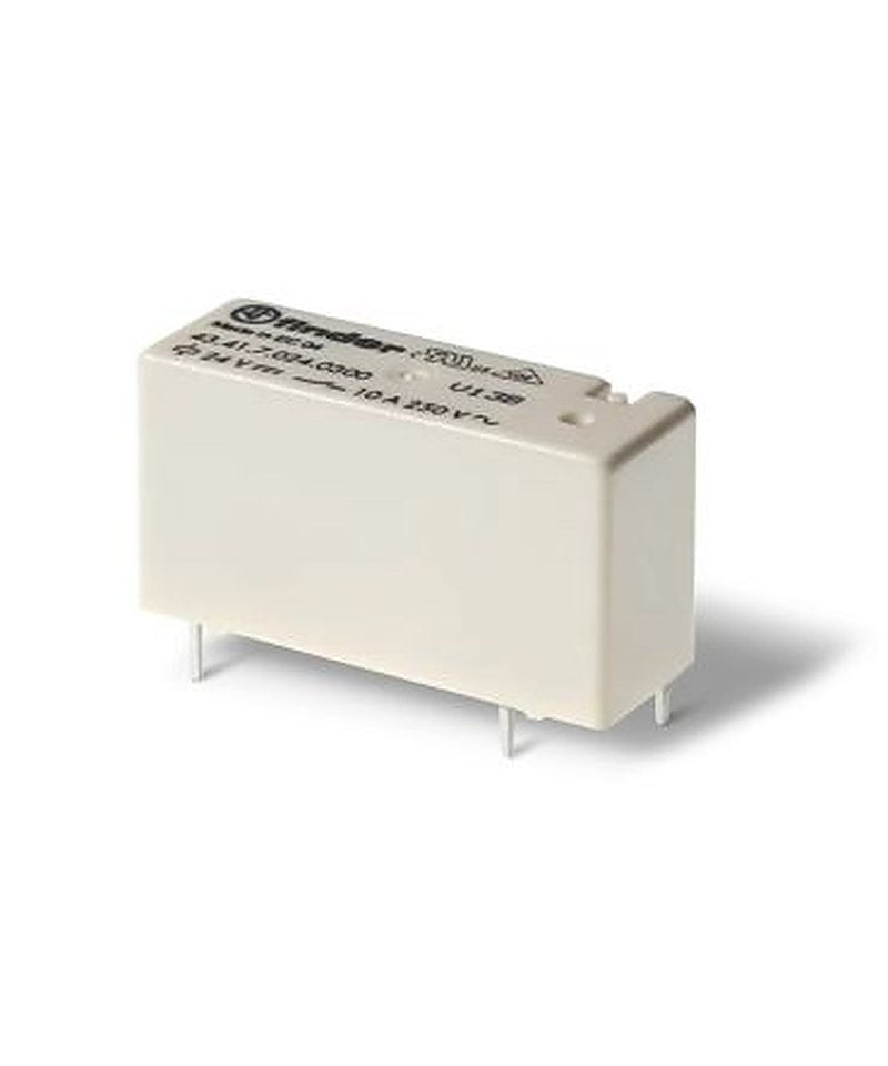 Finder PCB Power Relay, 12V dc Coil, 10A Switching Current, SPDT