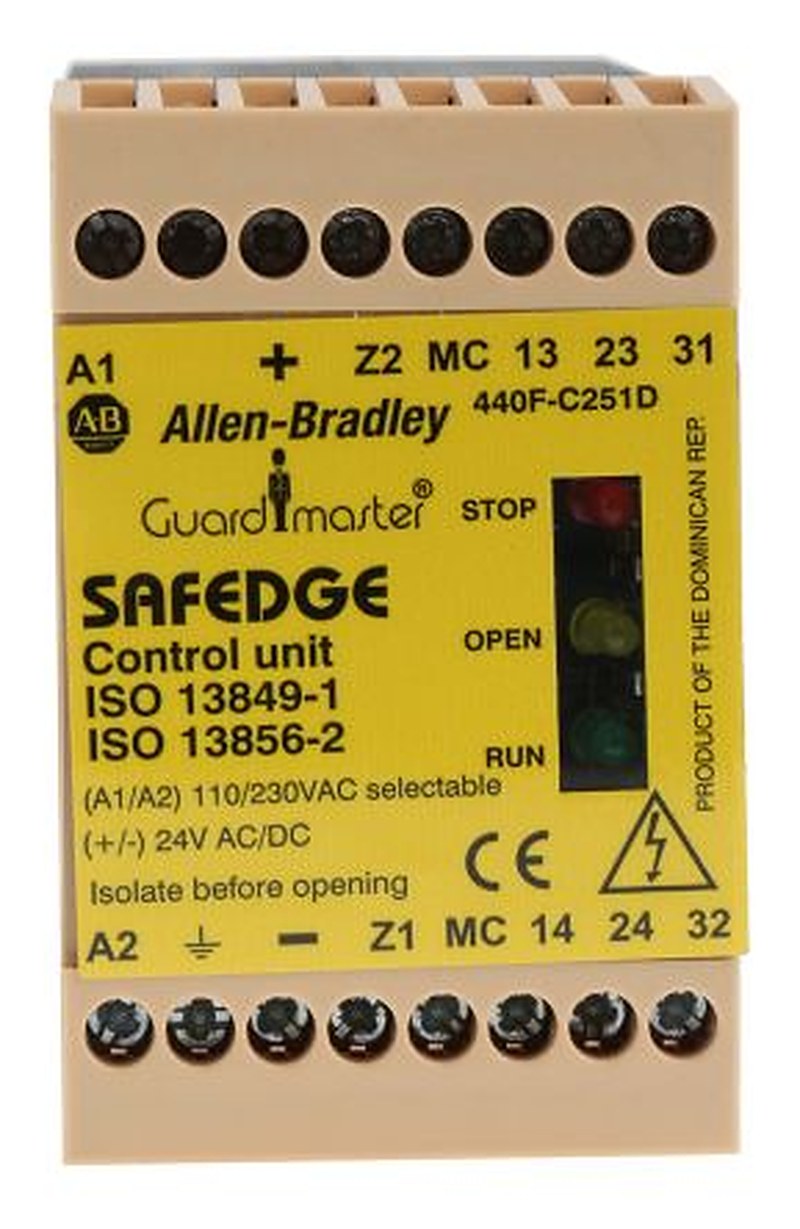 Allen Bradley 440F, 230V ac/dc, 24 V ac/dc Safety Relay, 2 Safety Contacts, 1