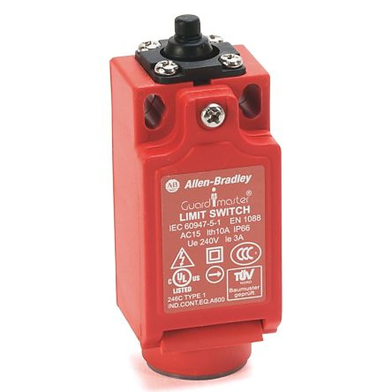 Allen Bradley Dome Safety Limit Switch, 1 NO/2 NC, IP66, Polybutylene Terephthalate Housing, 600V, 25mA