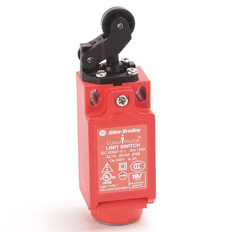 Allen Bradley Hinge Lever Safety Limit Switch, 1 NO/2 NC, IP66, Polybutylene Terephthalate Housing, 600V ac, 25mA