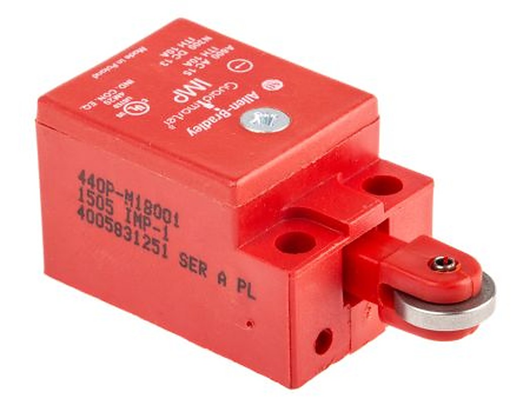 Allen Bradley 440P Series Roller Interlock Switch, 1 NO/1 NC, IP30, Polybutylene Terephthalate Housing, 2A