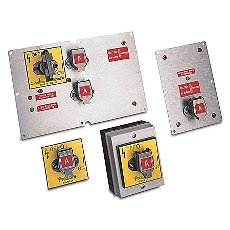 Electronic Timed-Delay Unit - Single Key, Standard Key Code Labeling, 110V AC Set 1: 2 N.O. 20 Amp, Set 2: 1 N.C. 20 Amp